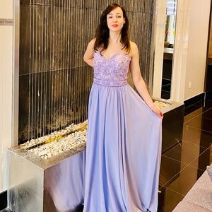 New Party Dress Size 10 Morilee Brand Light Violet Color